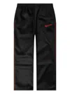 Willy Chavarria Ruff Rider Side-stripe Trousers In Black