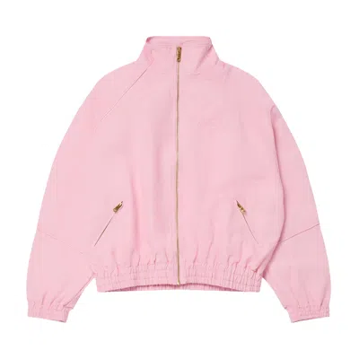 Pre-owned Willy Chavarria Ruff Rider Track Jacket 'chicle' | Pink | Men's Size Xl