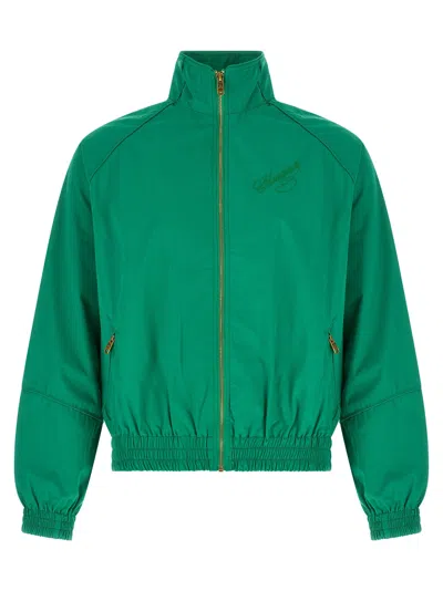 Willy Chavarria Ruff Rider Track Puffer Jackets Green