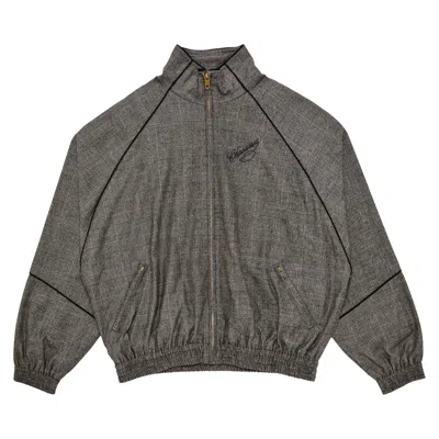 Pre-owned Willy Chavarria Ruff Rider Track Jacket 'uniform Brown / Black' | Red | Men's Size M