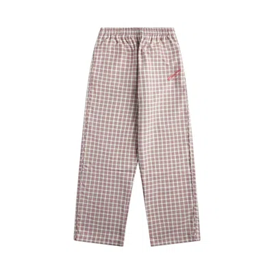 Pre-owned Willy Chavarria Ruff Rider Track Pant 'red/white Picnic Plaid' | Men's Size M