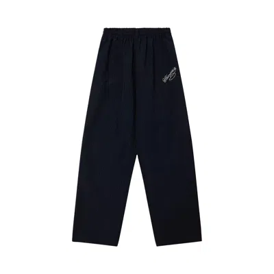 Pre-owned Willy Chavarria Ruff Rider Track Pants 'peacoat Stripe' | Blue | Men's Size L