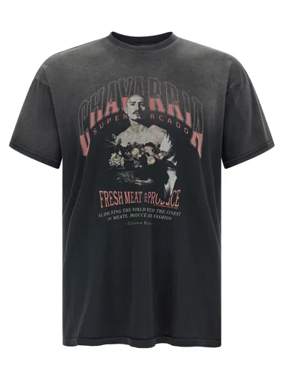 Willy Chavarria 'san Chachi Produce' T-shirt In Black