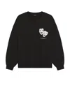 Willy Chavarria Smile Now Cry Later Hooligan Crewneck