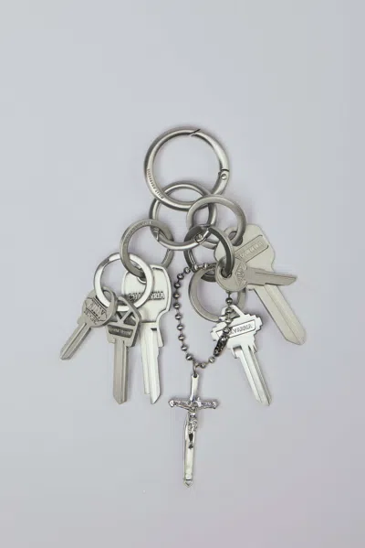 Willy Chavarria Staff Key Fobs In Neutral