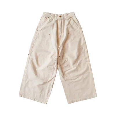 Pre-owned Willy Chavarria Stockton Double Knee Pant 'tofu' | White | Men's Size 30