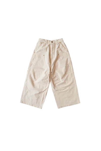 Willy Chavarria Stockton Double Knee Pant White