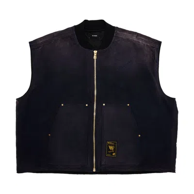 Pre-owned Willy Chavarria Stockton Vest 'peacoat' | Black | Men's Size M