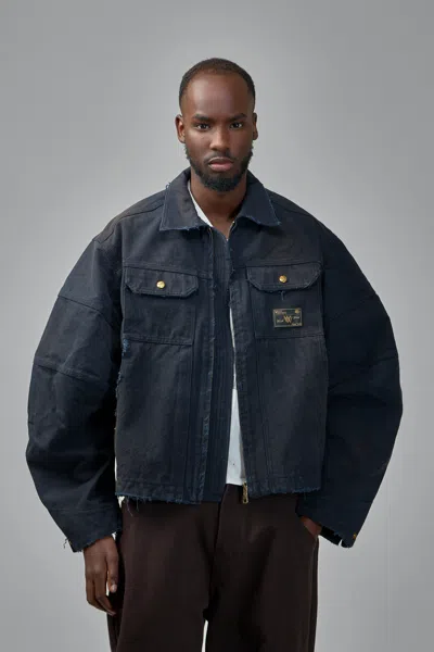 Willy Chavarria Stockton Work Jacket In Blue