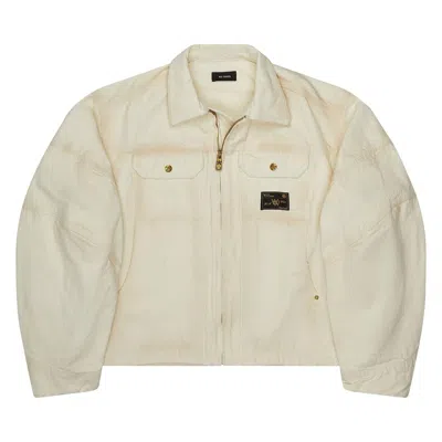 Pre-owned Willy Chavarria Stockton Work Jacket 'white' | Men's Size M