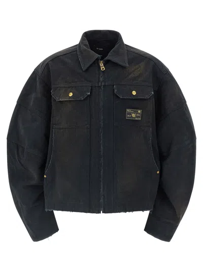 WILLY CHAVARRIA STOTCKTON PUFFER JACKETS BLACK