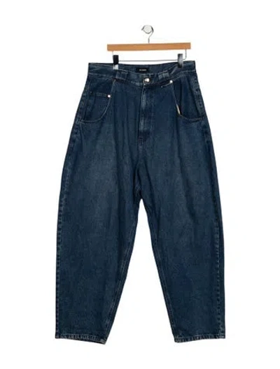 Pre-owned Willy Chavarria Straight-leg Jeans In Blue
