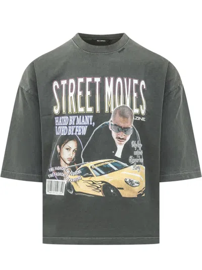 Willy Chavarria Street Moves Tee In Gray