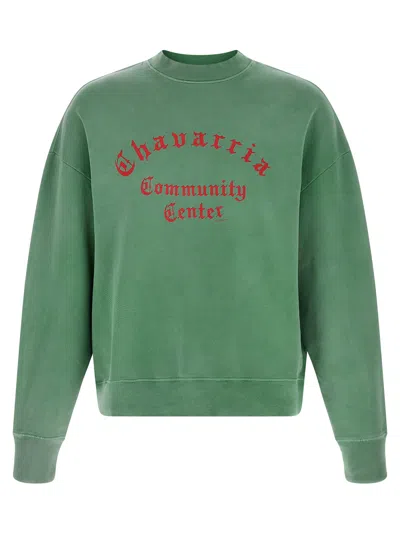 Willy Chavarria Sweatshirt In Green