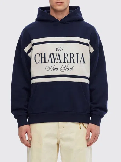 Willy Chavarria 스웨트셔츠  남성 색상 블루 In Black