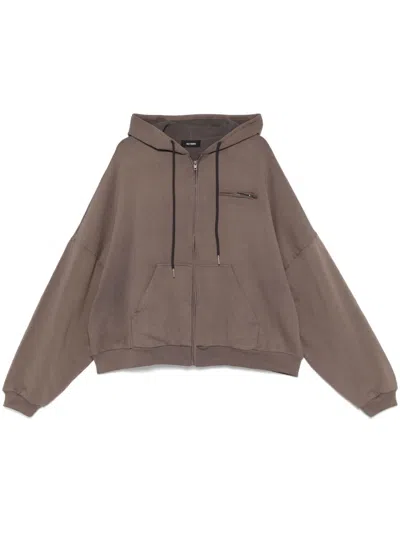 Willy Chavarria Sweatshirt With Logo In Brown
