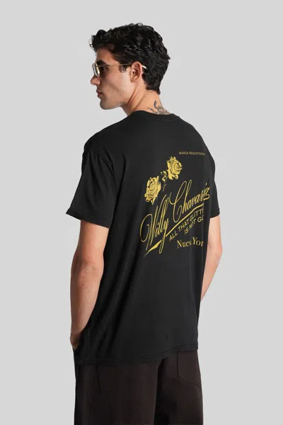 Willy Chavarria T-shirt In Black