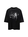Willy Chavarria Washed Black Welcome To New York T-shirt In Black