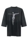 Willy Chavarria Tarantula Buffalo T-shirt Black In Black