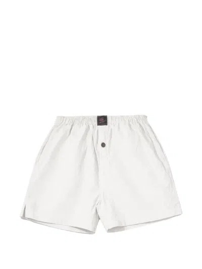 Willy Chavarria Textured Elasticated Shorts In White