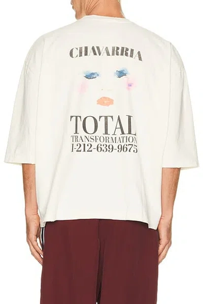 Willy Chavarria Total Transformation Buffalo Tee In Masa