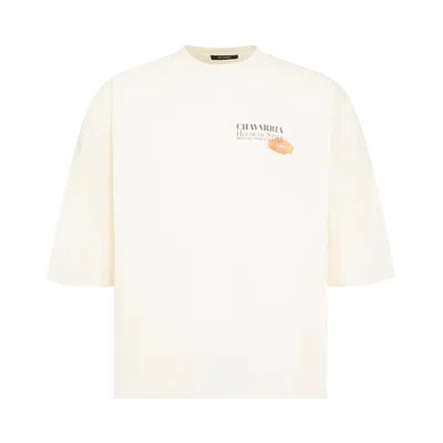 Pre-owned Willy Chavarria Total Transformation Buffalo Tee 'masa' | White | Men's Size S