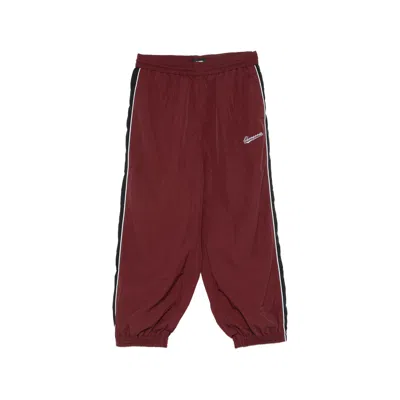 Willy Chavarria Bad Boy Side-stripe Track Pants In Burgundy