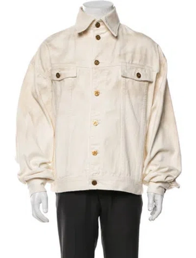 Pre-owned Willy Chavarria Trucker Jacket In Neutral