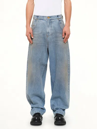 Willy Chavarria True Bad Boy Denim Jean In Blue