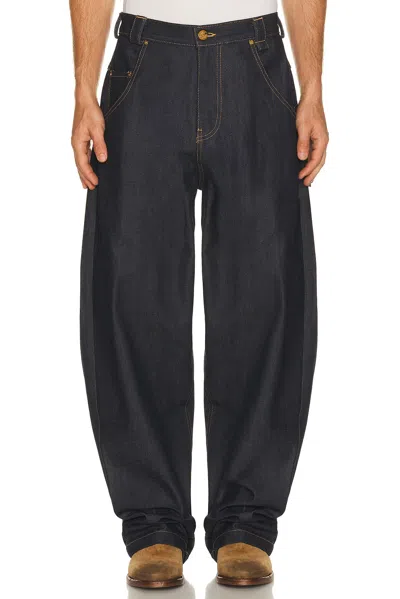 Willy Chavarria True Bad Boy Denim Jean In Blue