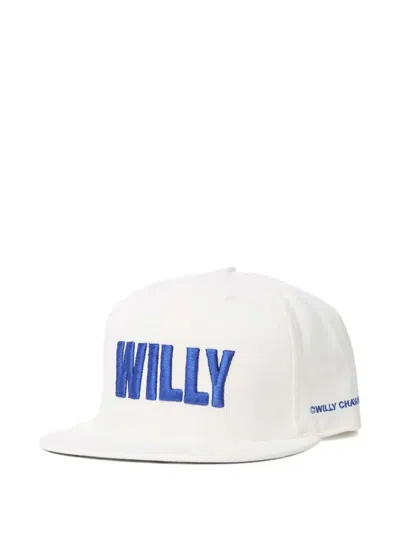 Willy Chavarria Twill Cap In White