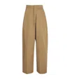 Willy Chavarria Twill Wide-leg Chinos In Neutral