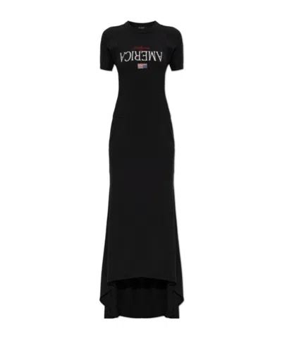 Willy Chavarria Welcome To America Dress In Black