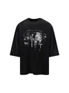 Willy Chavarria Washed Black Welcome To New York T-shirt In Black