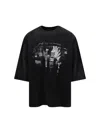Willy Chavarria Washed Black Welcome To New York T-shirt In Black