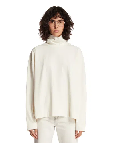 Willy Chavarria White Cotton Top In Animal Print