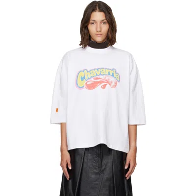 Willy Chavarria White Os Chavaloo Buffalo T-shirt