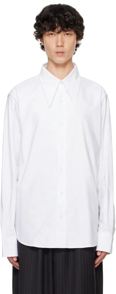 Willy Chavarria White Signature Shirt