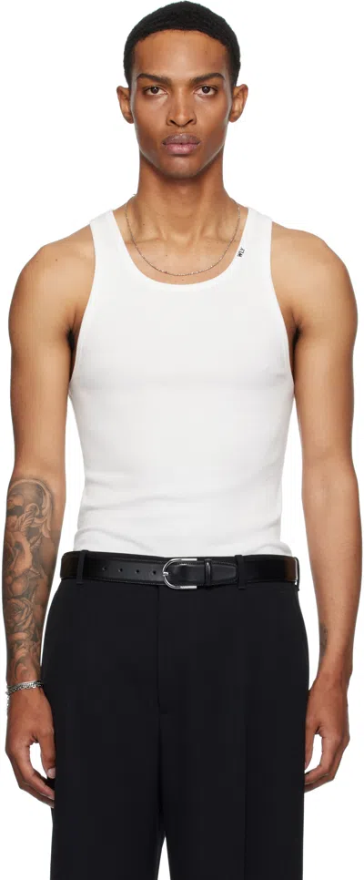 Willy Chavarria White Under Tank Top