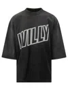 Willy Chavarria Inside-out Logo-print T-shirt In Black