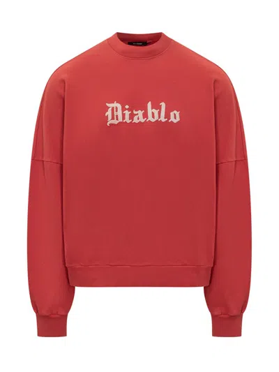 WILLY CHAVARRIA WILLY CHAVARRIA WILLY CHAVARRIA DIABLO RED SWEATSHIRT