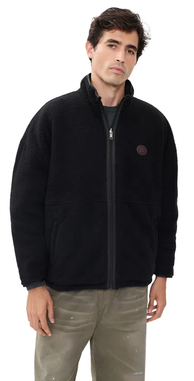 Willy Chavarria Willy Cozy Fleece Jacket Black Beauty