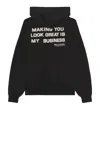 Willy Chavarria Willy Fashion Service Standard Zip Hoodie In Black