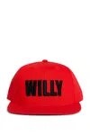 Willy Chavarria Logo-embroidered Baseball Hat In Red