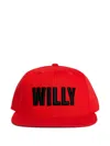 Willy Chavarria Logo-embroidered Baseball Hat In Red