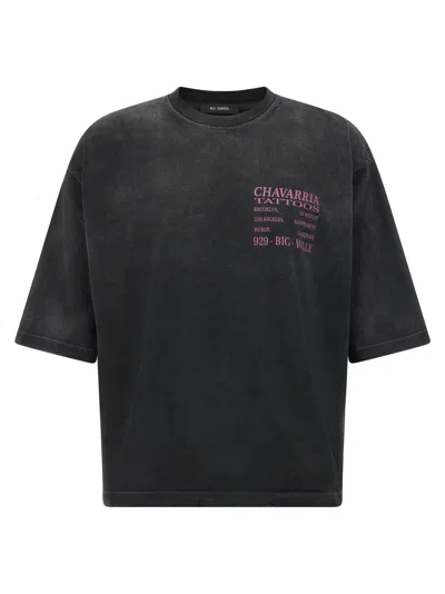 Willy Chavarria Willy Tattoo - Buffalo Tee T-shirt Black