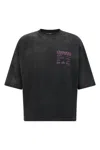 Willy Chavarria Tattoo Buffalo Graphic Crew Neck T Shirt In Black