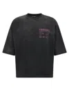 Willy Chavarria Tattoo Buffalo Graphic Crew Neck T Shirt In Animal Print