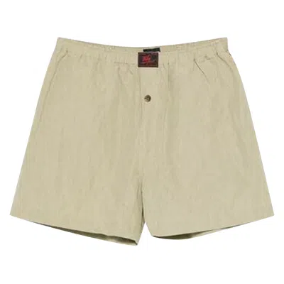 Pre-owned Willy Chavarria Woven Boxer 'stucco' | Cream | Men's Size L In White