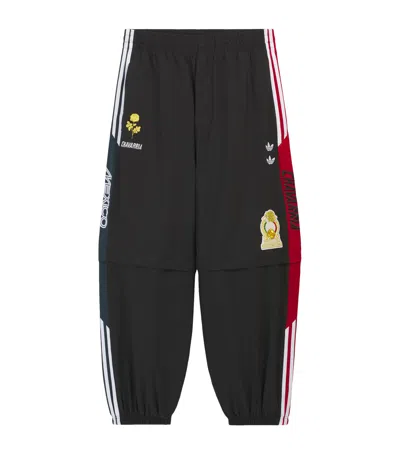 Willy Chavarria X Adidas Originals Anthem Oversized Sweatpants In Black
